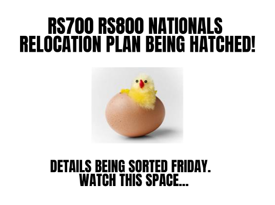 More information on RS700 RS800 Nationals Relocation Plan Being Hatched!