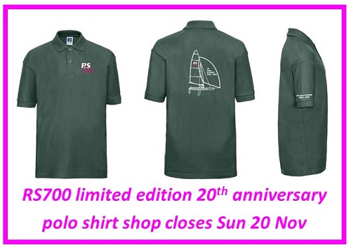 More information on RS700 limited edition polo shirt shop closes Sun 20 June