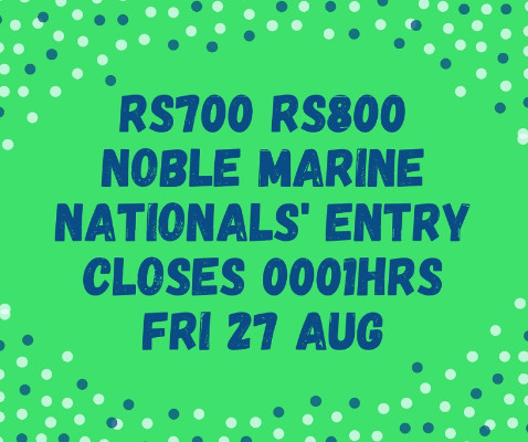 More information on GRAB YOUR NATIONAL’S SPOT BEFORE THEY’RE ALL GONE!