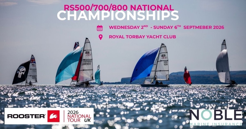 More information on 2026 Noble Marine RS500, RS700 & RS800 National Championships are fast approaching! 